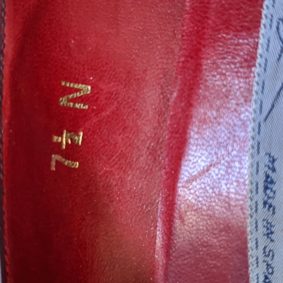 Vintage grey leather pumps by Evan Picone size 7.5 narrow - Picture 11 of 11